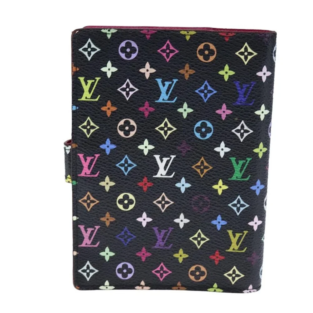 LOUIS VUITTON Multicolor Agenda PM Day Planner Cover Black